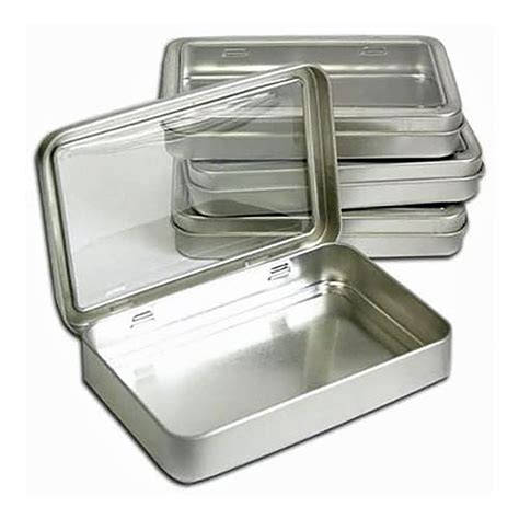 square metal tin gift boxes